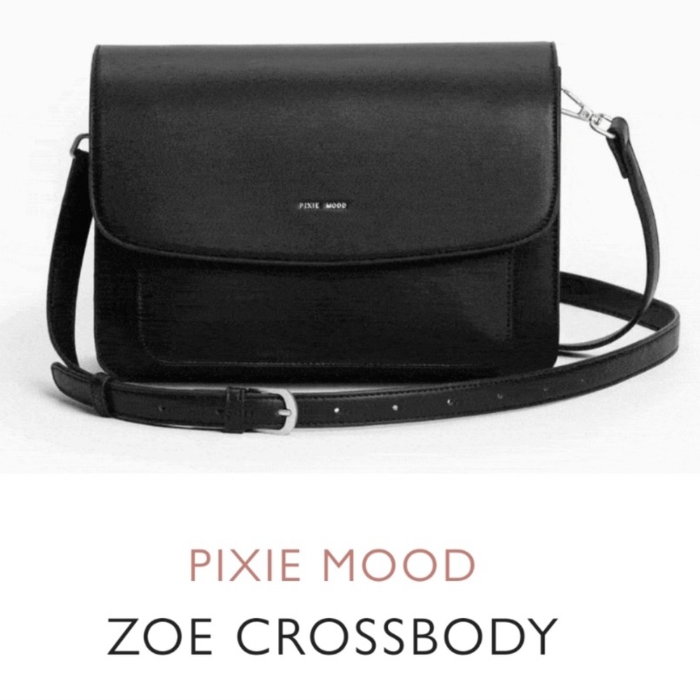 Pixie Mood Zoe Crossbody Black NWT